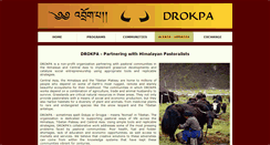 Desktop Screenshot of drokpa.org